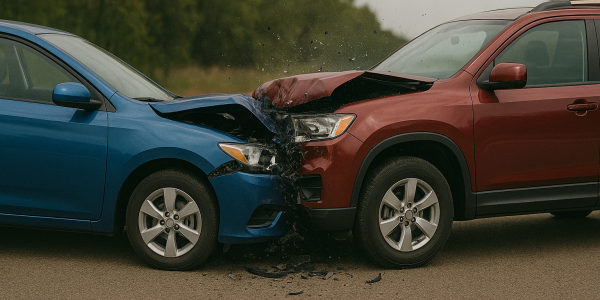 Car Accident in Manchester, NH — Two Vehicles Crash on Auburn St (July 28, 2025)