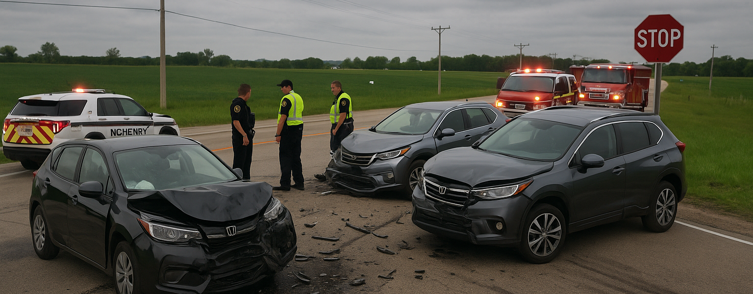 Three-Vehicle Accident in Erie, PA — W 26th St Near I-79 (August 5, 2025)